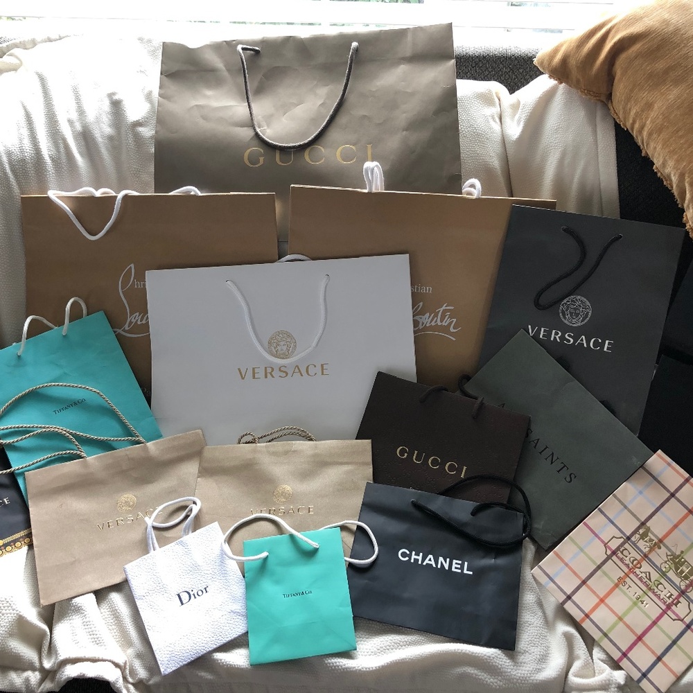 Name brand bags different sizes